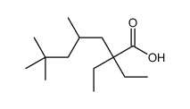 2,2-diethyl-4,6,6-trimethylheptanoic acid Structure