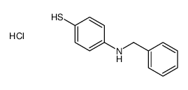 4-(benzylamino)benzenethiol,hydrochloride Structure