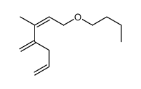 7-butoxy-5-methyl-4-methylidenehepta-1,5-diene结构式