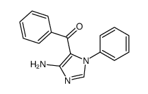 (5-amino-3-phenylimidazol-4-yl)-phenylmethanone结构式