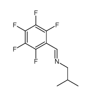 N-(2-methylpropyl)-1-(2,3,4,5,6-pentafluorophenyl)methanimine Structure