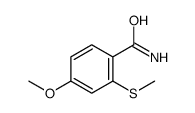 Benzamide, 4-methoxy-2-(methylthio)- (9CI)结构式