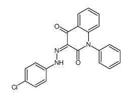 3-[(4-chlorophenyl)hydrazinylidene]-1-phenylquinoline-2,4-dione Structure