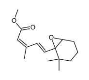 (2Z,4E)-5-(2,2-Dimethyl-7-oxa-bicyclo[4.1.0]hept-1-yl)-3-methyl-penta-2,4-dienoic acid methyl ester Structure