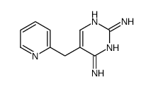 5-(pyridin-2-ylmethyl)pyrimidine-2,4-diamine结构式