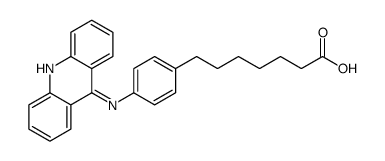 7-[p-(9-Acridinylamino)phenyl]heptanoic acid Structure