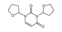 1,3-bis(oxolan-2-yl)pyrimidine-2,4-dione Structure