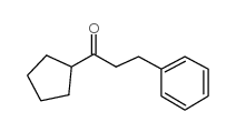 CYCLOPENTYL 2-PHENETHYL KETONE结构式