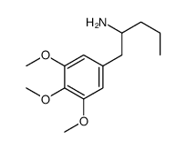 α-Propyl-3,4,5-trimethoxybenzeneethanamine structure