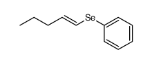 [((E)-Pent-1-enyl)selanyl]-benzene Structure