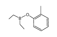 diethyl(o-tolyloxy)borane Structure