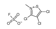 3,4,5-trichloro-2-methylisothiazol-2-ium sulfurofluoridate Structure