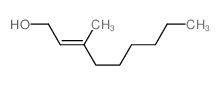 2-Nonen-1-ol, 3-methyl-结构式