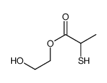 2-hydroxyethyl 2-sulfanylpropanoate Structure