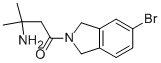 3-amino-1-(5-bromoisoindolin-2-yl)-3-methylbutan-1-one结构式