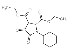 2,3-Pyrrolidinedicarboxylicacid, 1-cyclohexyl-4,5-dioxo-, 2,3-diethyl ester picture