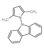 9H-Carbazole,9-(2,5-dimethyl-1H-pyrrol-1-yl)-结构式