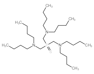 N-[bis[(dibutylamino)methyl]phosphinothioylmethyl]-N-butyl-butan-1-amine Structure