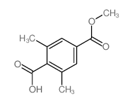 4-methoxycarbonyl-2,6-dimethyl-benzoic acid Structure