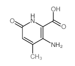 2-Pyridinecarboxylicacid, 3-amino-1,6-dihydro-4-methyl-6-oxo- Structure