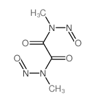 N,N′-DIMETHYL-N,N′-DINITROSOOXAMIDE Structure