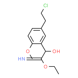 Benzeneethanimidic acid,5-(2-chloroethyl)--alpha--hydroxy-2-methoxy-,ethyl ester (9CI) Structure