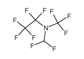 N-trifluoromethyl-N-difluoromethylpentafluoro(3,4-dimethyloxazolidine) Structure