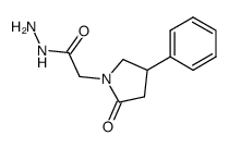 2-Oxo-4-phenyl-1-pyrrolidineacetic acid hydrazide Structure