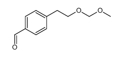 4-(2-methoxymethoxyethyl)benzaldehyde结构式