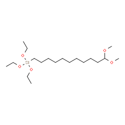 11,11-DIMETHOXYUNDECYLTRIETHOXYSILANE structure