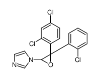 1-[3-(2-chlorophenyl)-3-(2,4-dichlorophenyl)oxiran-2-yl]imidazole Structure