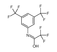 N-[3,5-Bis(trifluoromethyl)phenyl]-2,2,2-trifluoroacetamide结构式