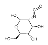 2-deoxy-D-glucos-2-yl isocyanate结构式