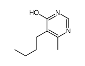 5-Butyl-6-methyl-4-pyrimidinol结构式