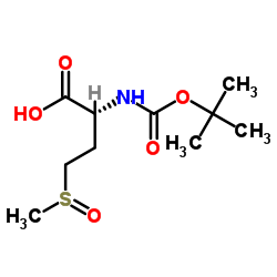 Boc-Met(O)-OH Structure