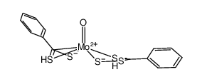 (η3-dithiobenzoato-SCS')oxo(trithioperoxybenzoato-S,S'S'')molybdenum(IV) Structure