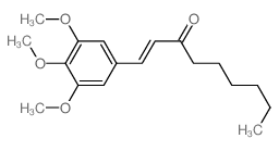 1-(3,4,5-trimethoxyphenyl)non-1-en-3-one结构式