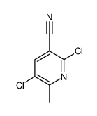 2,5-Dichloro-6-methylnicotinonitrile Structure