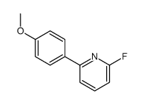 2-氟-6-(4-甲氧基苯基)吡啶结构式