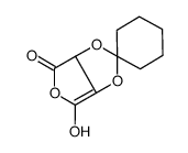 dihydro-6'-hydroxyspiro[cyclohexane-1,2'-furo[3,4-d][1,3]dioxol]-4'(3'aH)-one结构式