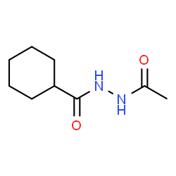 Hydrazine,1-acetyl-2-cyclohexylcarbonyl- (5CI) Structure