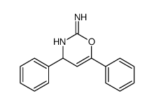 4,6-diphenyl-4H-1,3-oxazin-2-amine Structure