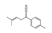 1-(1-diazo-4-methylpent-3-en-1-yl)-4-methylbenzene结构式