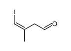 (Z)-4-iodo-3-methylbut-3-enal Structure