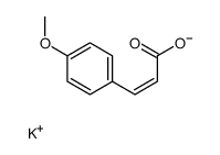 potassium,(E)-3-(4-methoxyphenyl)prop-2-enoate结构式