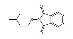 2-(3-methylbutylsulfanyl)isoindole-1,3-dione结构式