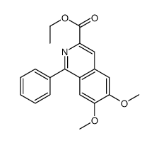 ethyl 6,7-dimethoxy-1-phenylisoquinoline-3-carboxylate Structure