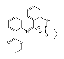 ethyl 2-[[2-(propylsulfonylamino)benzoyl]amino]benzoate Structure