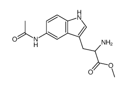 5-acetamido-L-tryptophan methyl ester Structure