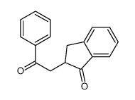 2-phenacyl-2,3-dihydroinden-1-one Structure